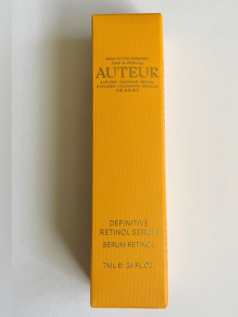 Auteur Definitive Retinol Serum Travel Size 7 mL .24 oz New Open Box